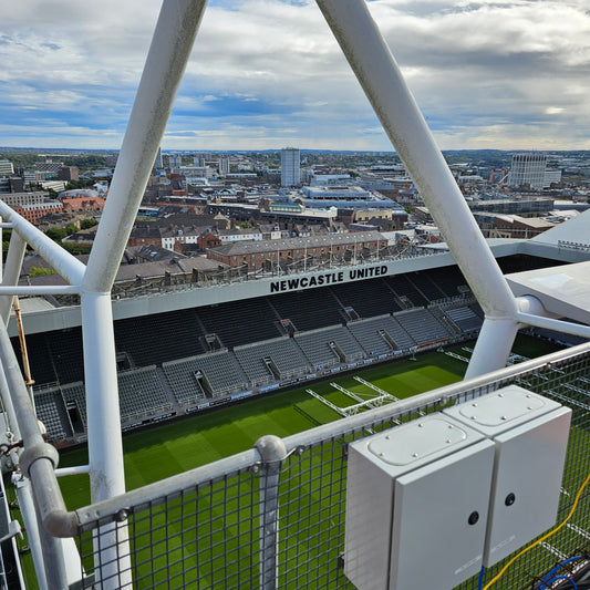 Newcastle United stadium rooftop tour.