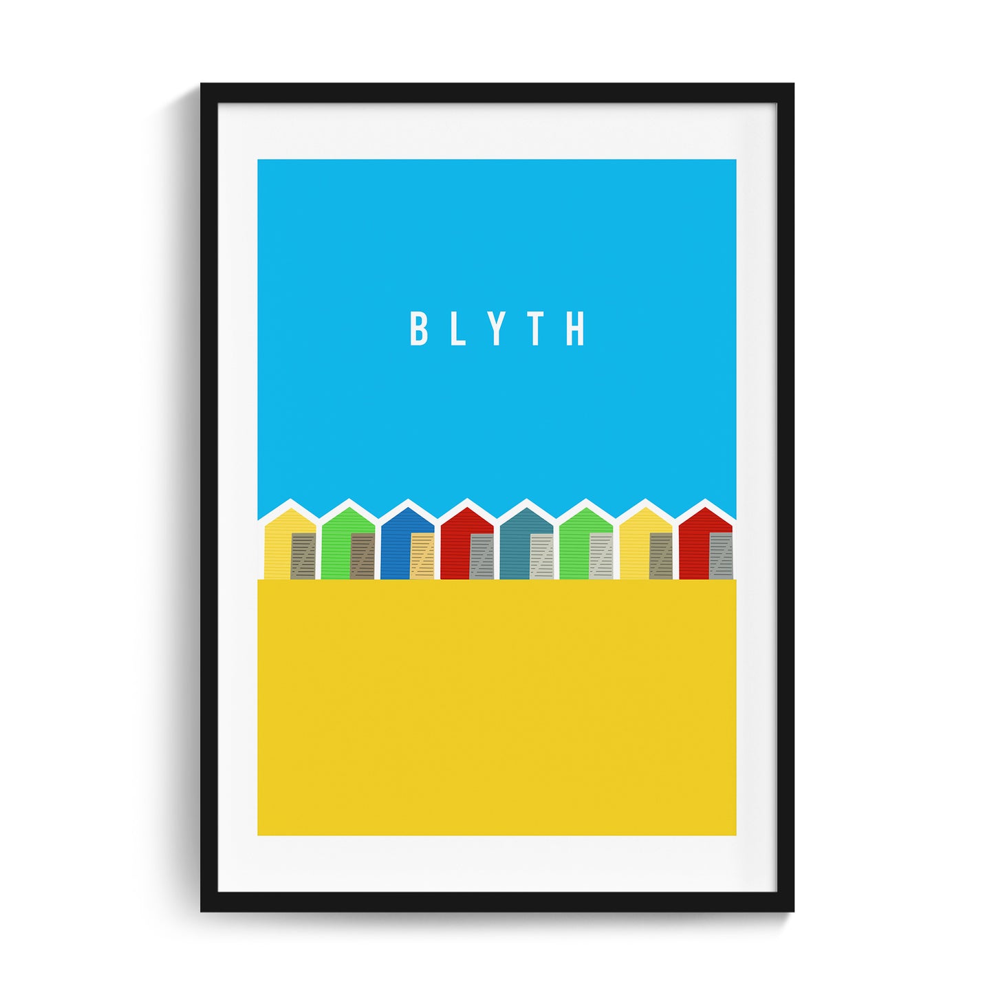 Blyth | Beach Huts print