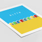 Blyth | Beach Huts print