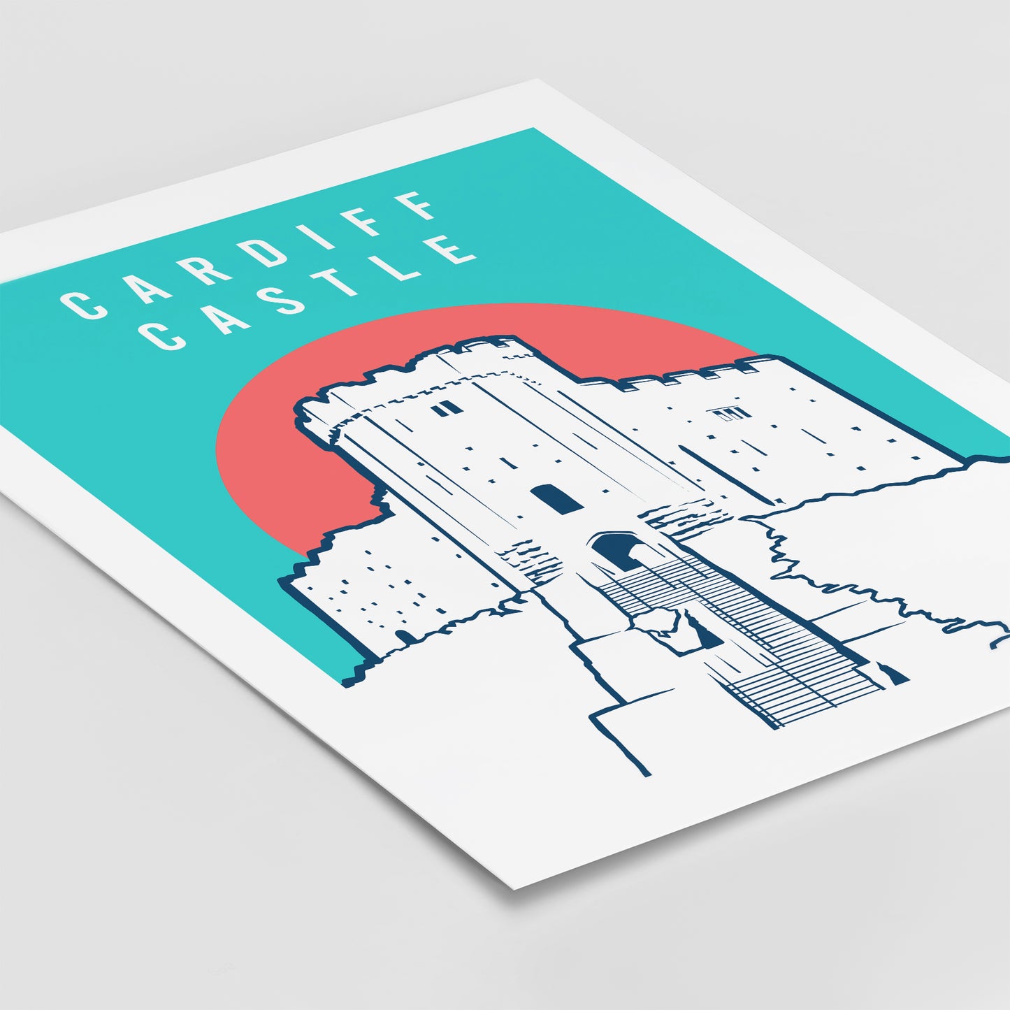 Cardiff Castle print