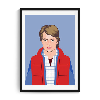 Marty McFly print