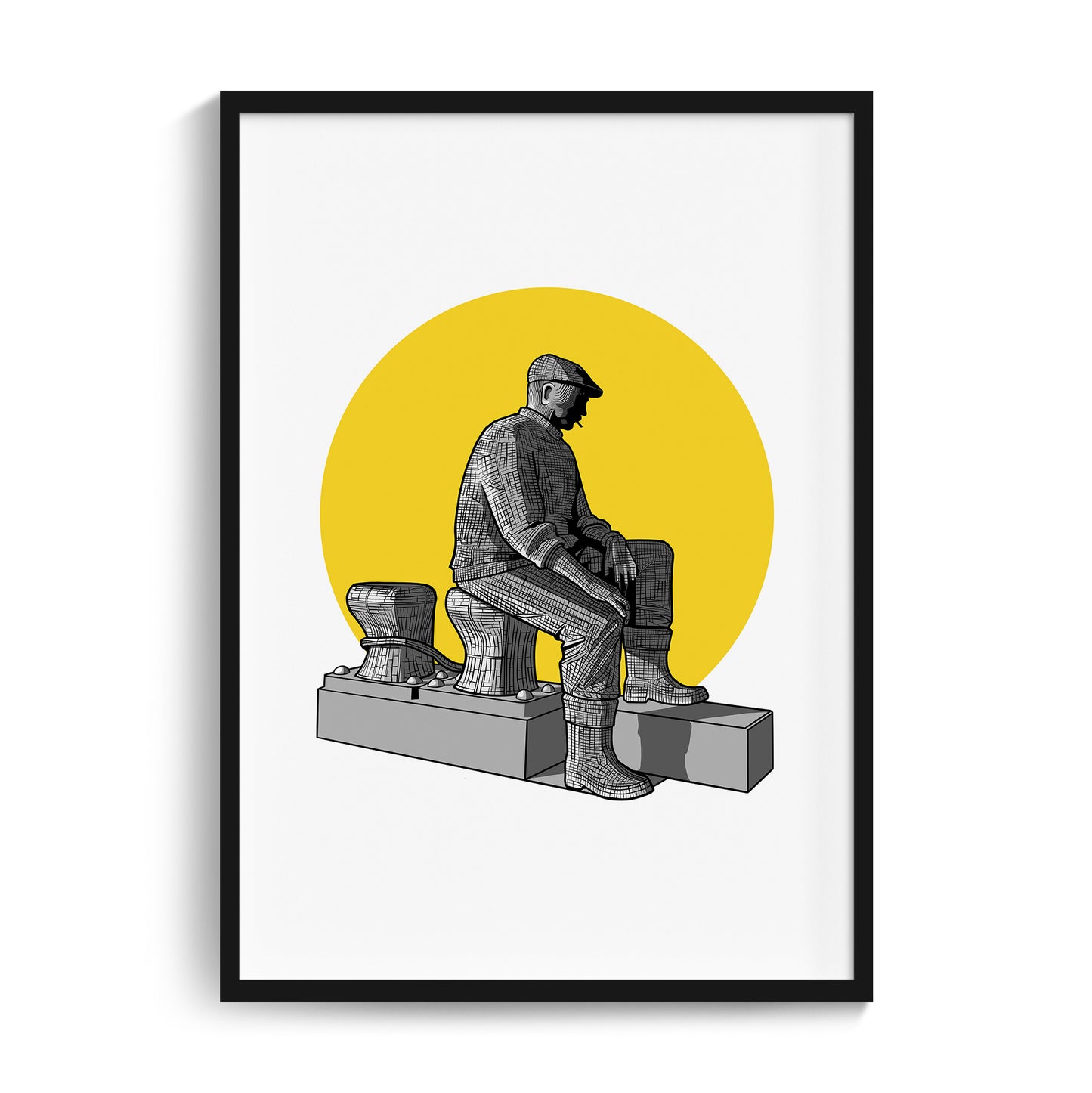 North Shields | Fiddler’s Green Sculpture print