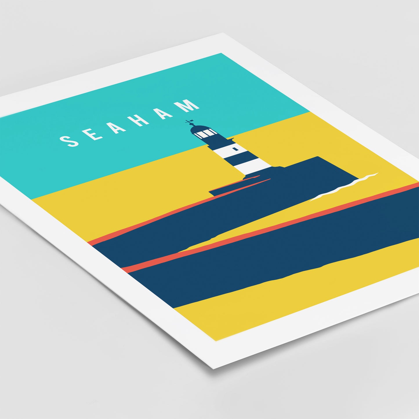 Seaham | Lighthouse print