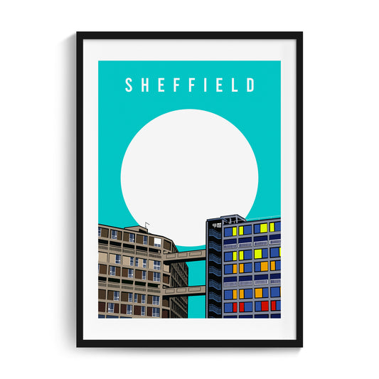 Sheffield | Park Hill Flats print