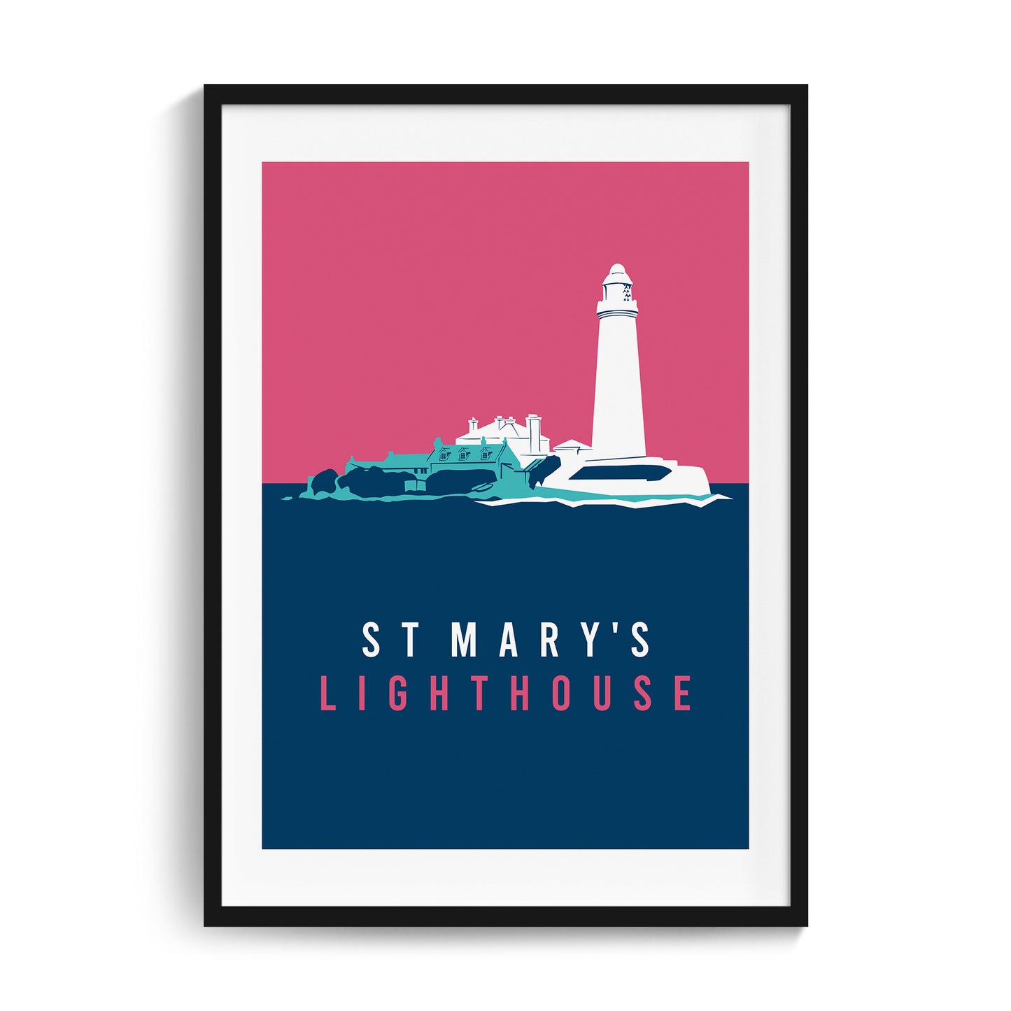 Whitley Bay | St Mary's Lighthouse print