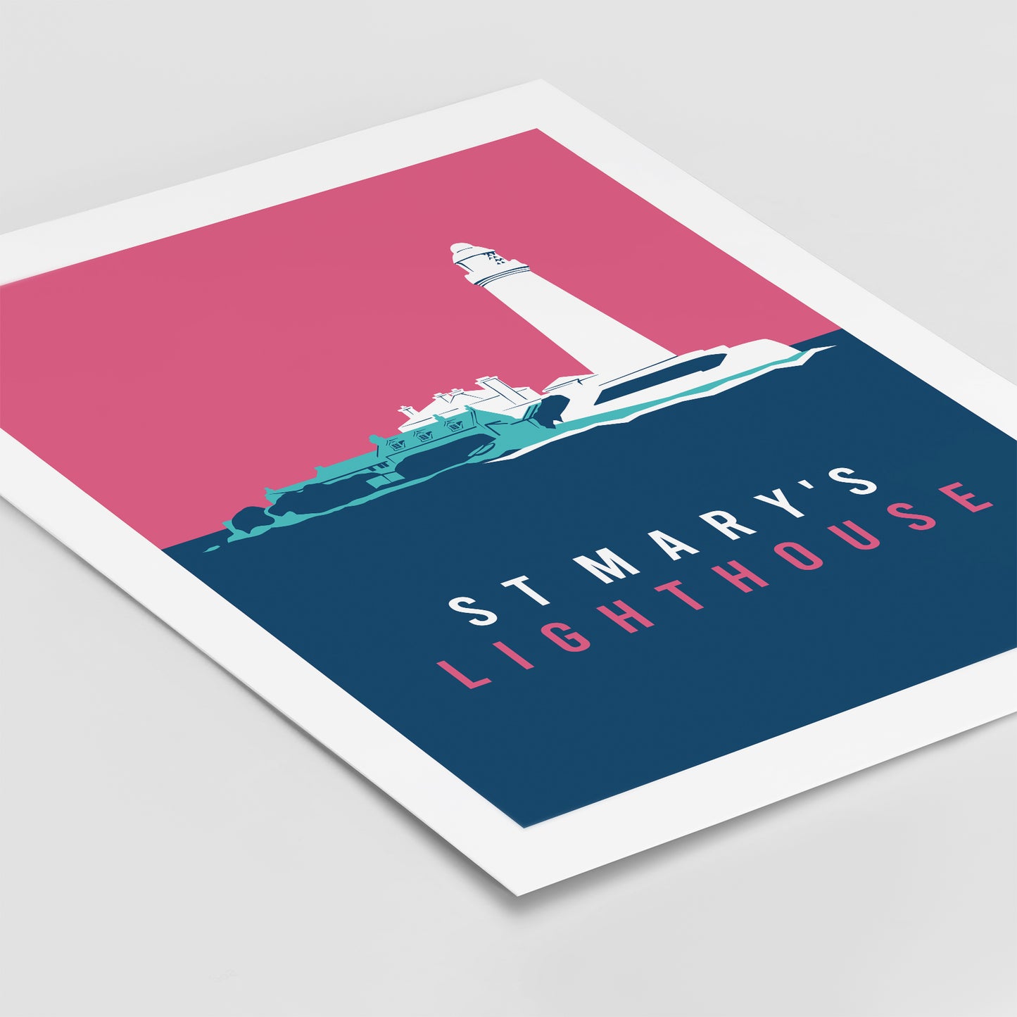 Whitley Bay | St Mary's Lighthouse print